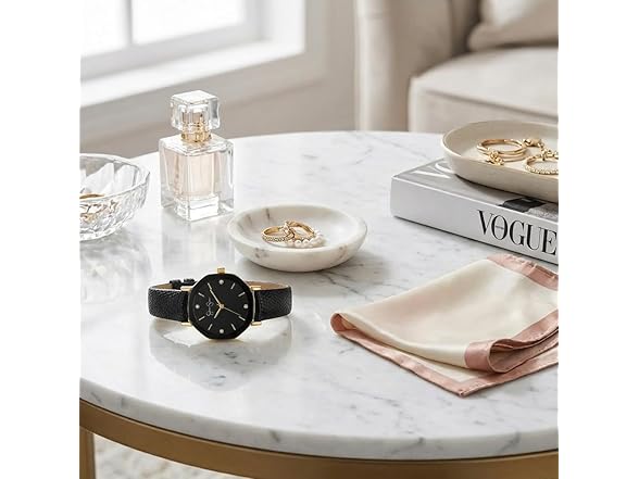Jessica Simpson Leather Watch Octagon Dial