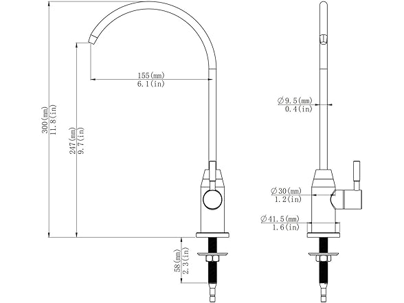 Reverse Osmosis Drinking Water Filter Tap