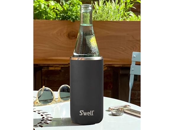 S'well Stainless Steel Chiller-Onyx-Fits