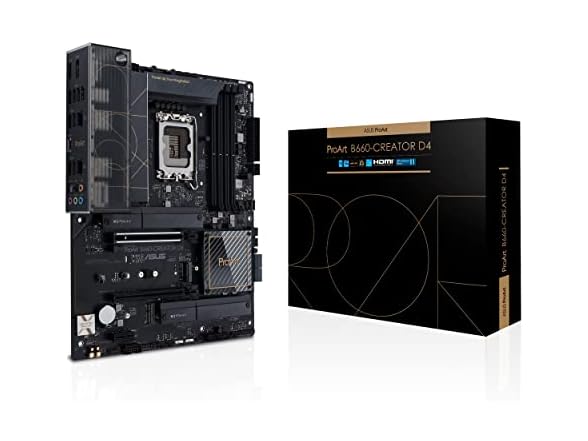 ASUS ProArt B660-Creator D4 Intel LGA 1700 ATX DDR4 Motherboard