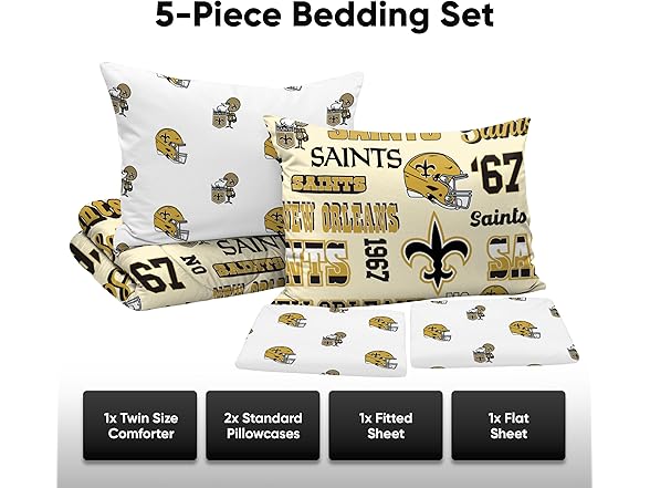 FOCO NFL Retro Bed in a Bag