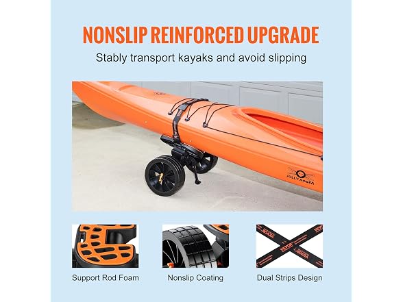 Heavy Duty Kayak Cart, 320lbs Load Capacity