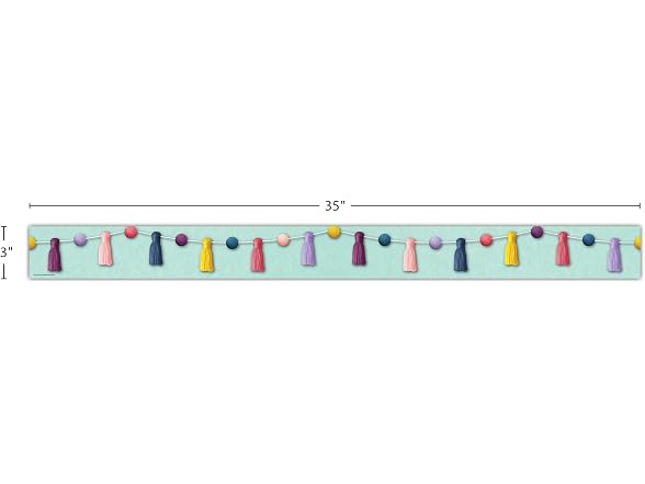 Teacher Created Resources Oh Happy Day Pom-Poms Border