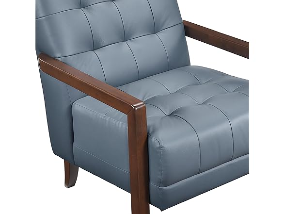 Lexicon Crafton Leather Chair Blue