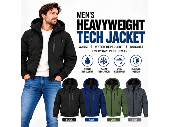 Mens Heavyweight Tech Jacket
