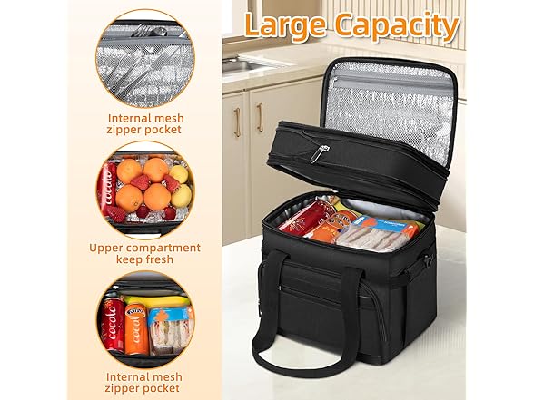 Double Insulated Leakproof Lunch Bag