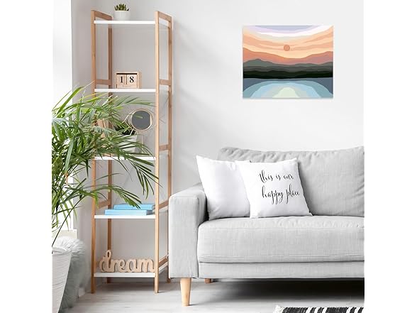 Minimalistic Landscape Paint by Numbers Kit