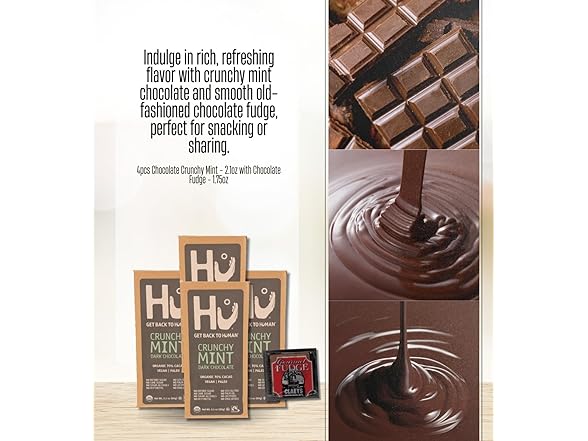 5 Item Set- Hu Chocolate Mint & Claeys Fudge