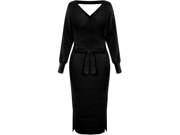 Fixmatti Women (S) Bodycon Sweater Dress Dress