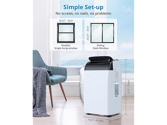 Takywep Takywep Portable Air Conditioner, 12,000