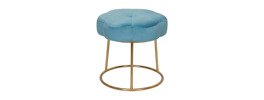 Linon Talulah Vanity Blue Gold