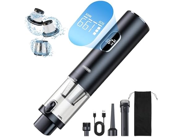 autozen 17000Pa Cordless Car Vacuum