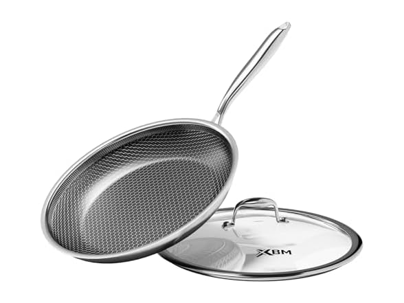 XBM Honeycomb Stainless Steel Nonstick Frying Pan