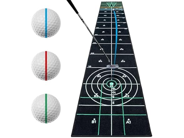 On Par AI Golf Gemini Series Putting Mat