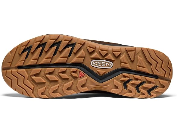 KEEN Men's Hightrail Mid Height Durable Lightweight Breathable Leather Waterproof Hiking Boots
