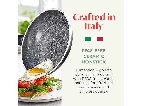 Lumenflon Rigoletto 9.5” Nonstick Frying Pan Skillet