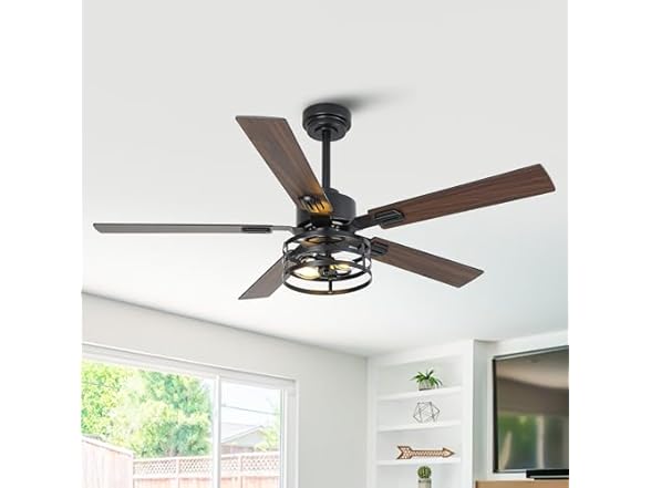 Parrot Uncle 52 Inch Rustic Ceiling Fan