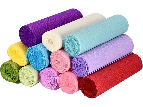 MECCANIXITY Crepe Paper Roll Crepe Paper