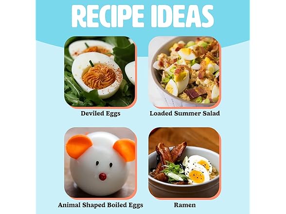 Tasty Mini Rapid Egg Cooker Aqua