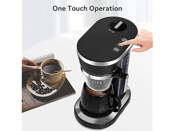 JAVASTARR Grind and Brew Coffee Maker