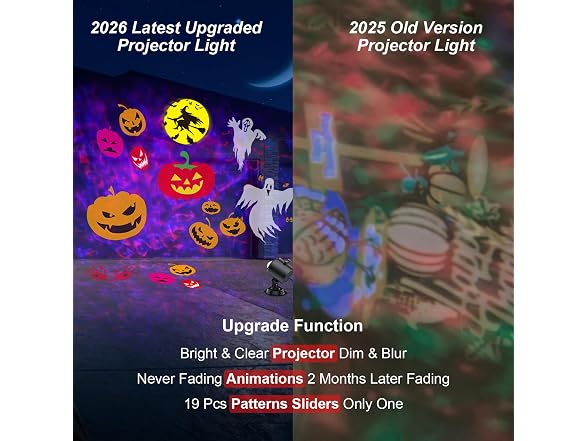 FLITI Seasonal Projector 4 Patterns a Time