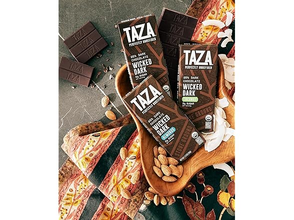 Taza Wicked Dark 95% Bar Variety 4ct 2.5