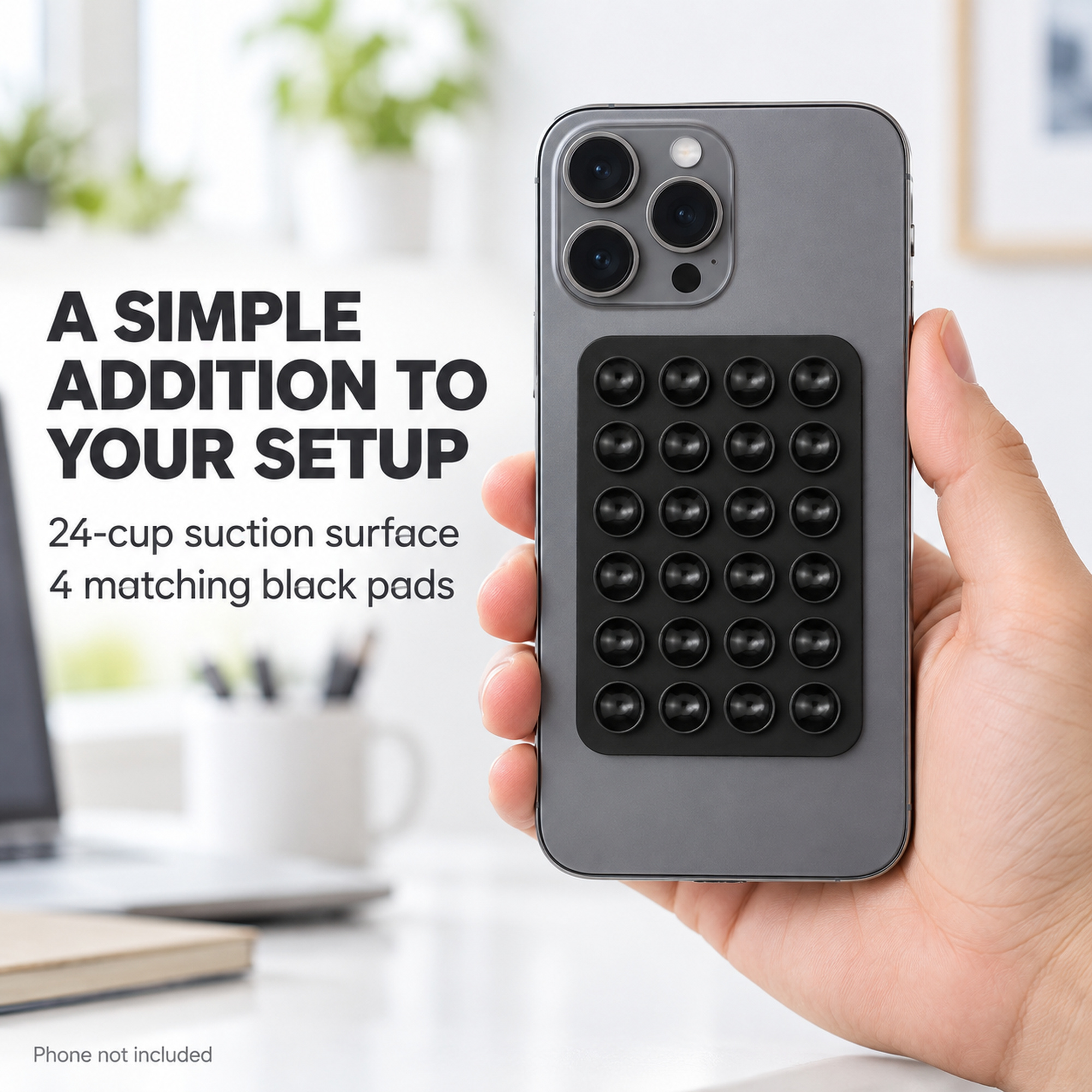 Phone Stand - Black 4 Pack - Gallery 8