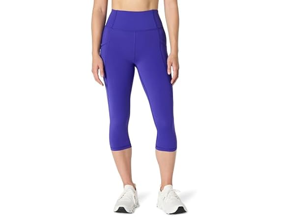 Royal Blue / High Waist / Capri / 2 Pockets