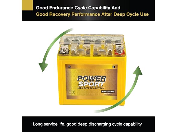 ExpertPower YTX5L-BS Gel Battery 12V