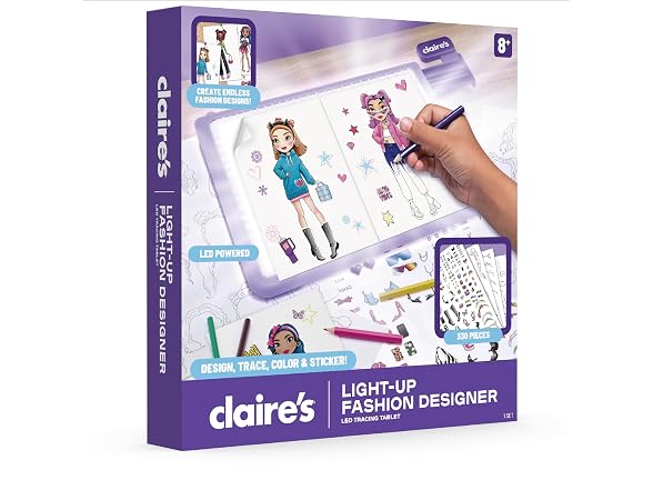 Claire’s Light-Up Fashion Designer LED