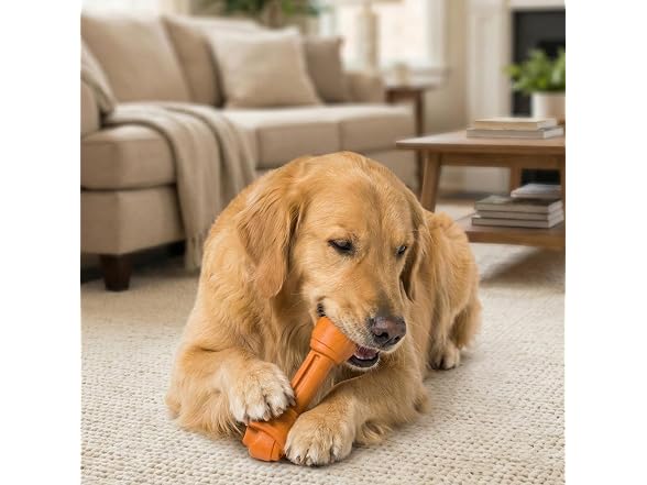 SPOT Bam-Bones Eco Knotted Bone, Peanut Butter