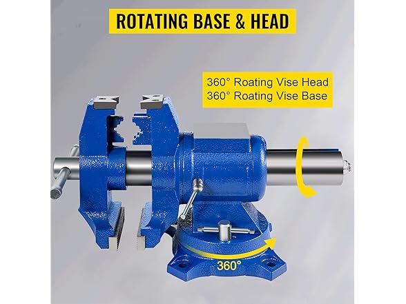 VEVOR 5" Heavy Duty Bench Vise
