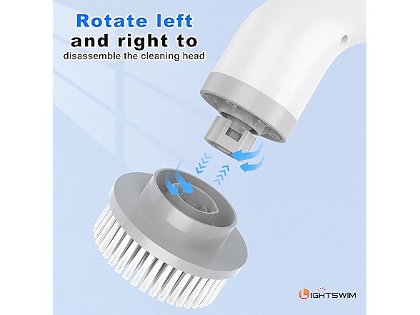 Electric Spin Scrubber, Upgrade 7 in 1