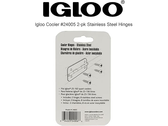  Igloo Cooler Hinges