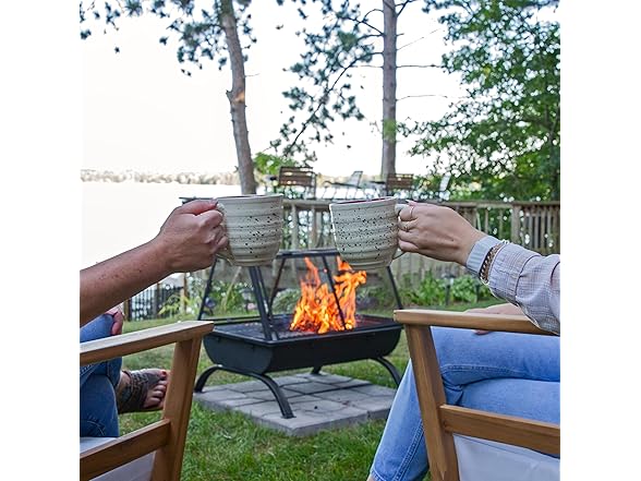 Sunnydaze 36-Inch Northland Steel Outdoor Fire Pit