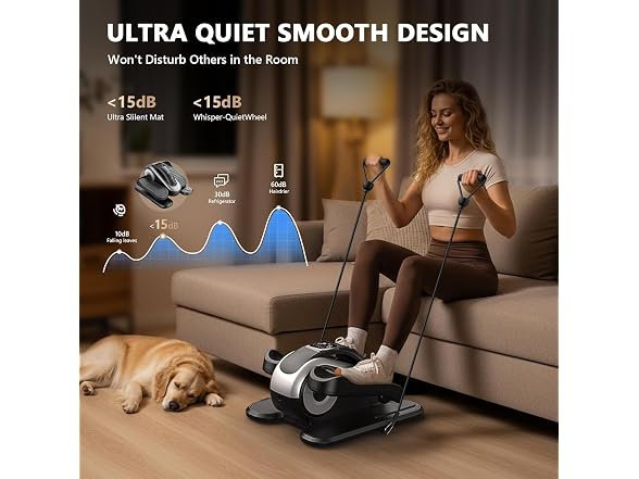 LVPIMAN Under Desk Elliptical Machine