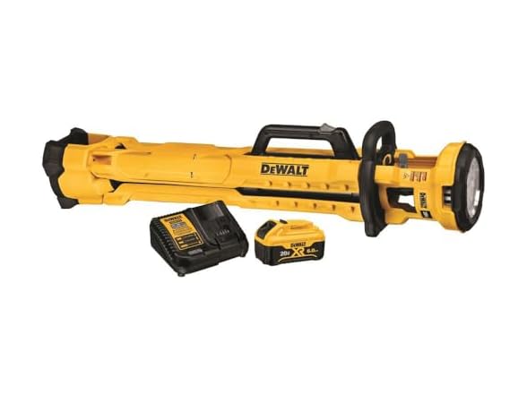 DEWALT DCL079R1 LED Work Light and Tripod Base Kit