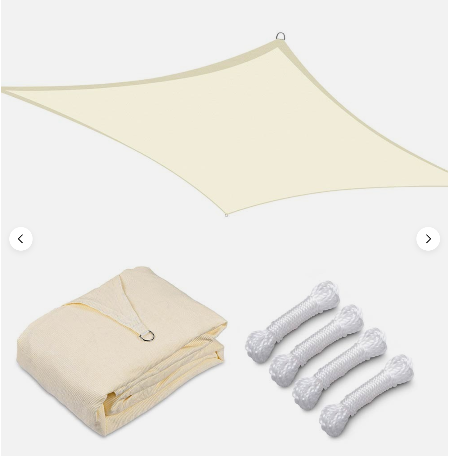 Yescom UV Block Rectangle Sun Shade Sail - Gallery 12