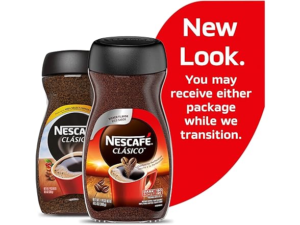 Nescafe Clasico Instant Coffee, Dark Roast