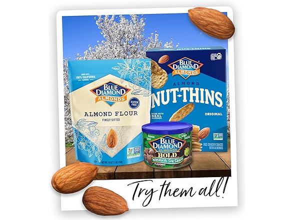Blue Diamond Almonds Low Sodium Lightly Salted Nut