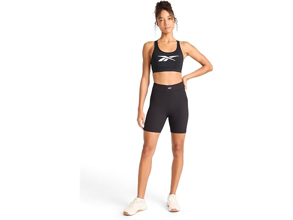 Reebok Women (XS) Rib-Knit Bike 6” Short