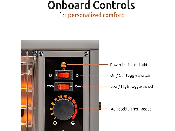 EZ-HEAT Portable Electric Radiant Space Heater