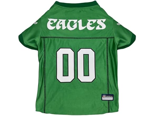 Pets NFL Throwback Dog Jersey XS Eagles
