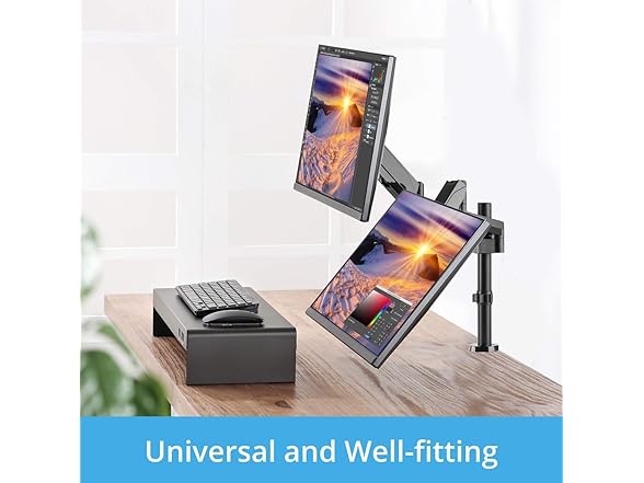 Halter Double Monitor Stand for Desk