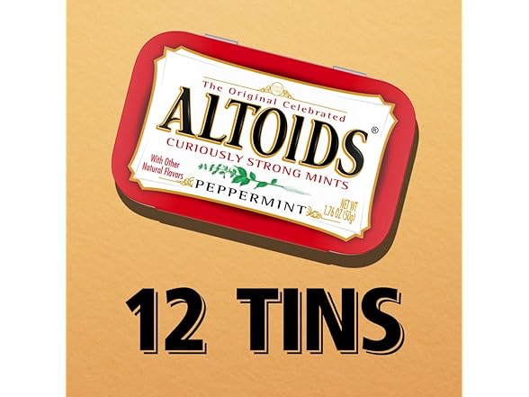 Altoids Classic Peppermint Breath Mints, 12Pk