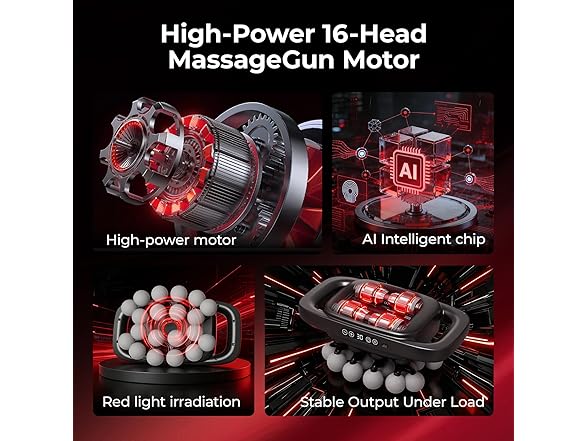 TROWRAP 20 Head Massage Gun Set
