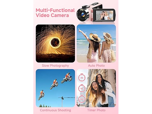 Gtonster 4K Video Camera Camcorder