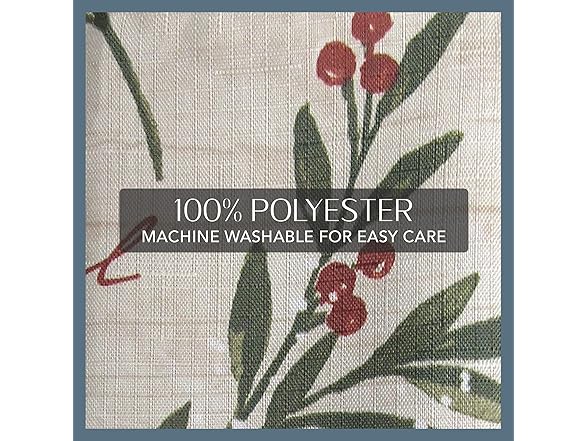 Elrene Home Fashions Holiday Tree Trimmings Tablecloth