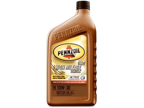 Pennzoil High Mileage Motor Oil 5w-30 quart 6pk