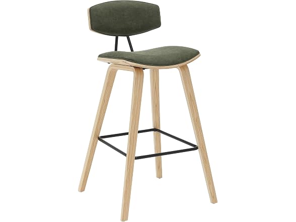 Armen Living Fox Bar Height Bar Stool, Set of 4